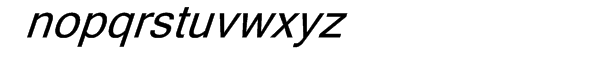 Van Dijck® Expert Alternate Italic Font LOWERCASE