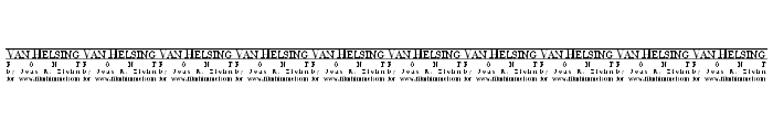 Van Helsing Font OTHER CHARS