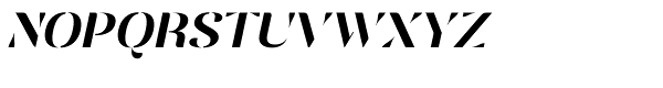 Vanage Italic Font UPPERCASE
