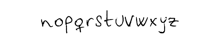 Vastorga Letter Font LOWERCASE