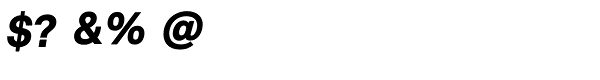 Vaud Display Black Italic Font OTHER CHARS