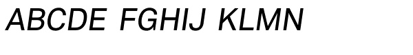 Vaud Medium Italic Font UPPERCASE