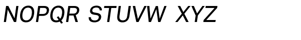 Vaud Medium Italic Font UPPERCASE