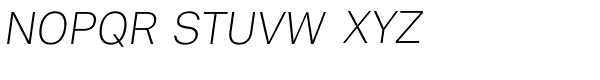 Vaud Thin Italic Font UPPERCASE