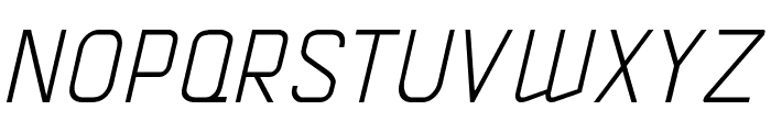 Vazari Sans Serif Italic Font UPPERCASE