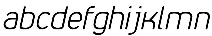 VDS Thin Italic Font LOWERCASE