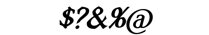 Vecna Bold Italic Font OTHER CHARS