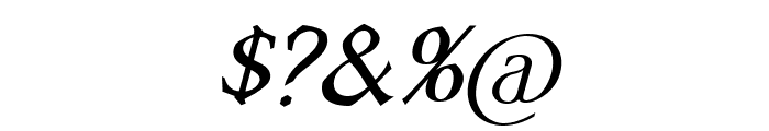 Vecna Italic Font OTHER CHARS