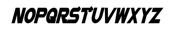 Vector Sigma Condensed Italic Font UPPERCASE