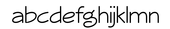 Veggieburger-Light Font LOWERCASE