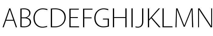 Vegur-Light Font UPPERCASE