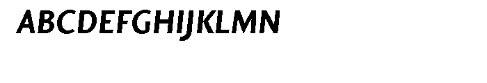 Vekta Sans Black Italic