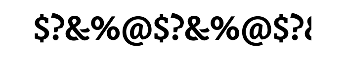 Vekta Serif Bold Font OTHER CHARS