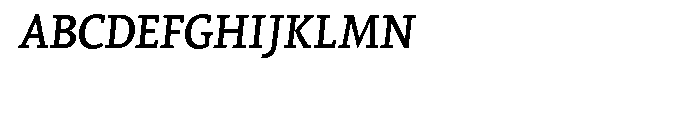 Vekta Serif Medium Italic