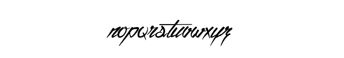 Ventilla Script Font LOWERCASE