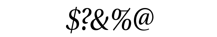 VenturisADF-Italic Font OTHER CHARS