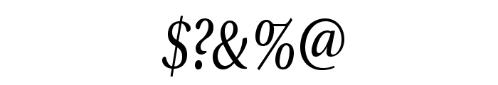 VenturisADFCdStyle-Italic Font OTHER CHARS