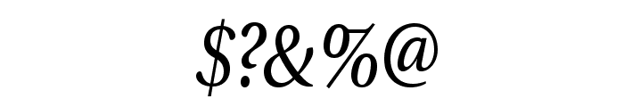 VenturisADFNo2-Italic Font OTHER CHARS
