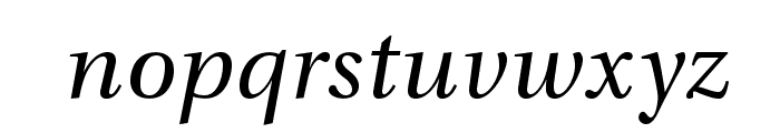 VenturisADFNo2-Italic Font LOWERCASE