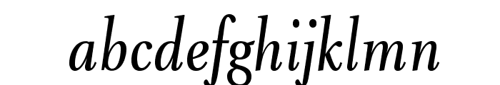 VenturisADFNo2Cd-Italic Font LOWERCASE