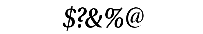 VenturisADFNo2Med-Italic Font OTHER CHARS