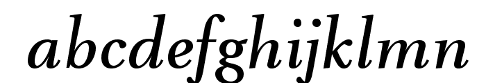VenturisADFNo2Med-Italic Font LOWERCASE