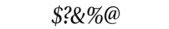 VenturisADFStyle-Italic Font OTHER CHARS