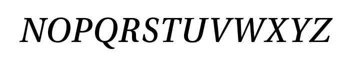 VenturisADFStyle-Italic Font LOWERCASE
