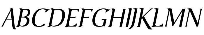 VenturisOldADF-Italic Font UPPERCASE