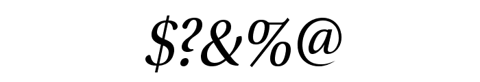 VenturisSansADF-Italic Font OTHER CHARS