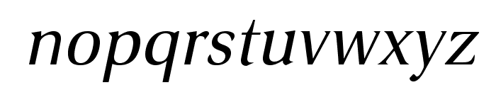 VenturisSansADF-Italic Font LOWERCASE