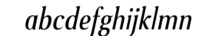 VenturisSansADFCd-Italic Font LOWERCASE