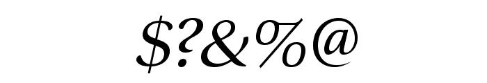 VenturisSansADFEx-Italic Font OTHER CHARS