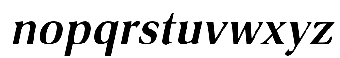 VenturisSansADFLt-BoldItalic Font LOWERCASE