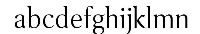 VenturisSansADFLt-Regular Font LOWERCASE