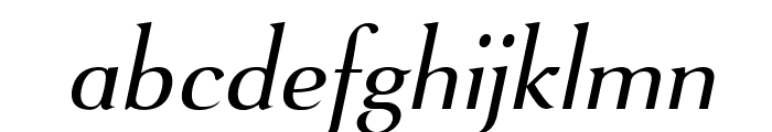 VenturisSansADFNo2-Italic Font LOWERCASE