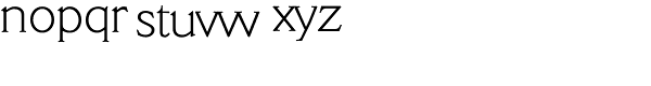 Veracruz TS-XLight Font LOWERCASE