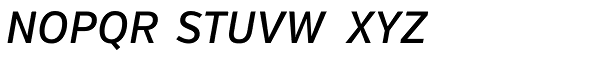 Verb Cond Medium Italic Font UPPERCASE