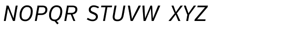 Verb Cond Regular Italic Font UPPERCASE