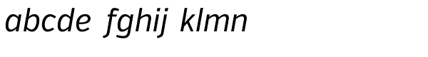 Verb Cond Regular Italic Font LOWERCASE