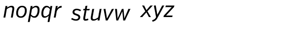 Verb Cond Regular Italic Font LOWERCASE