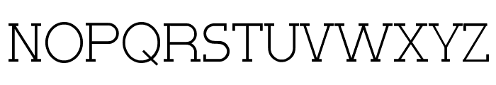 Very Fine Serif Font UPPERCASE