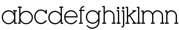 Very Fine Serif Font LOWERCASE