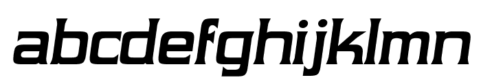 Vibrocentric Bold Italic Font LOWERCASE