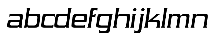 Vibrocentric Italic Font LOWERCASE