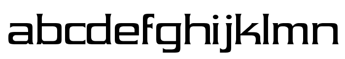 Vibrocentric-Regular Font LOWERCASE
