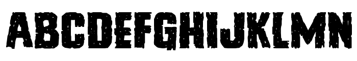 Vicious Hunger Expanded Font LOWERCASE
