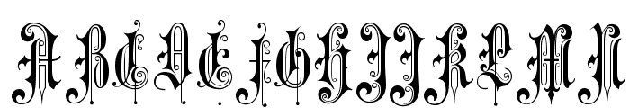 Victorian Gothic One Font UPPERCASE