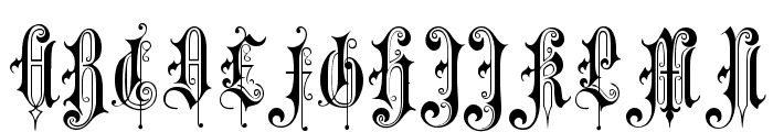 Victorian Gothic Two Font UPPERCASE