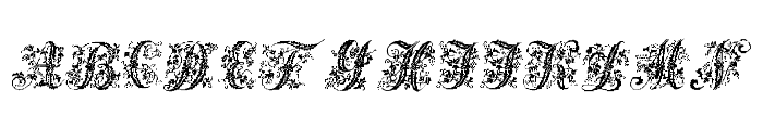 Victorian Initials One Font UPPERCASE